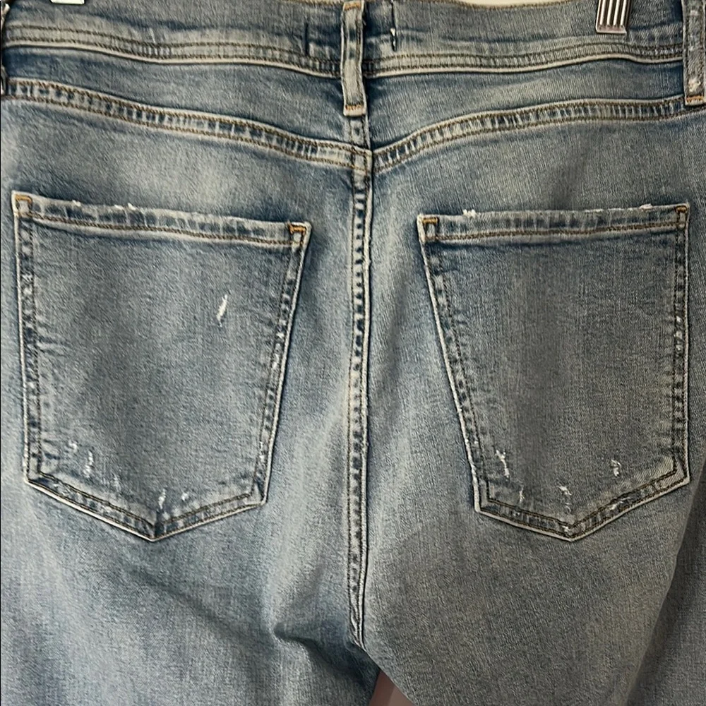 Agolde Women's Straight Leg Jeans - Light Blue - Picture 7 of 9